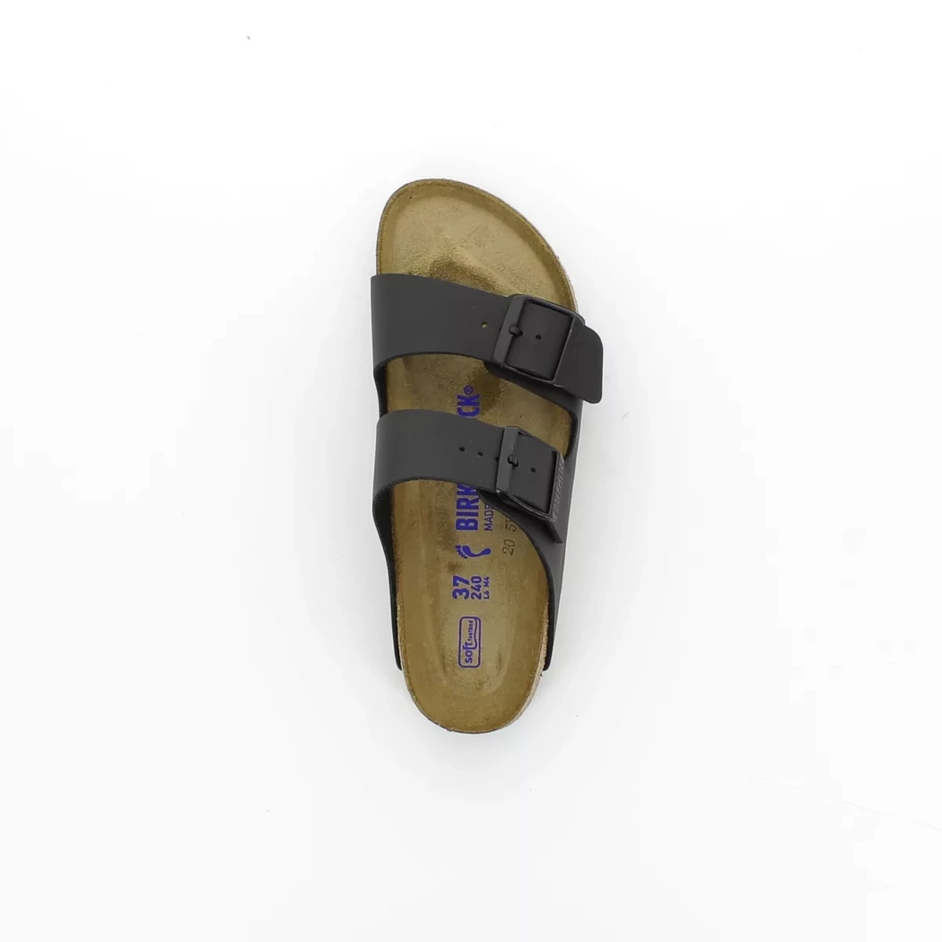 Image (6) de la chaussures Birkenstock - Mules et Sabots Noir en Cuir synthétique