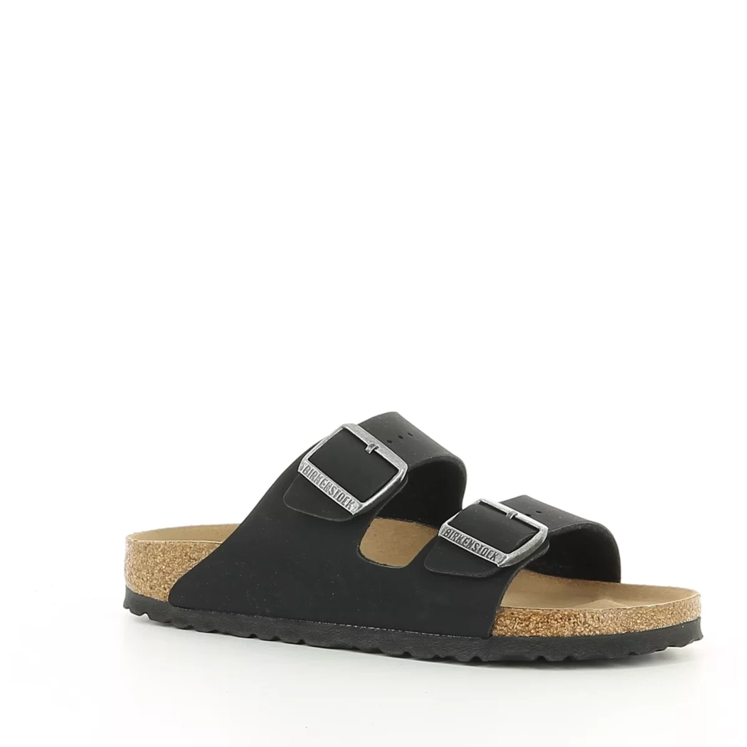 Image (1) de la chaussures Birkenstock - Mules et Sabots Noir en Cuir nubuck