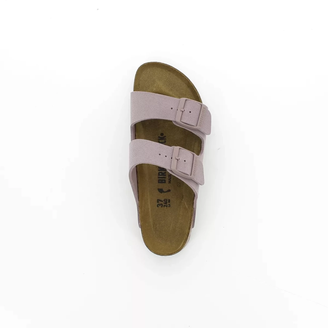 Image (6) de la chaussures Birkenstock - Mules et Sabots Violet / Lilas en Cuir nubuck
