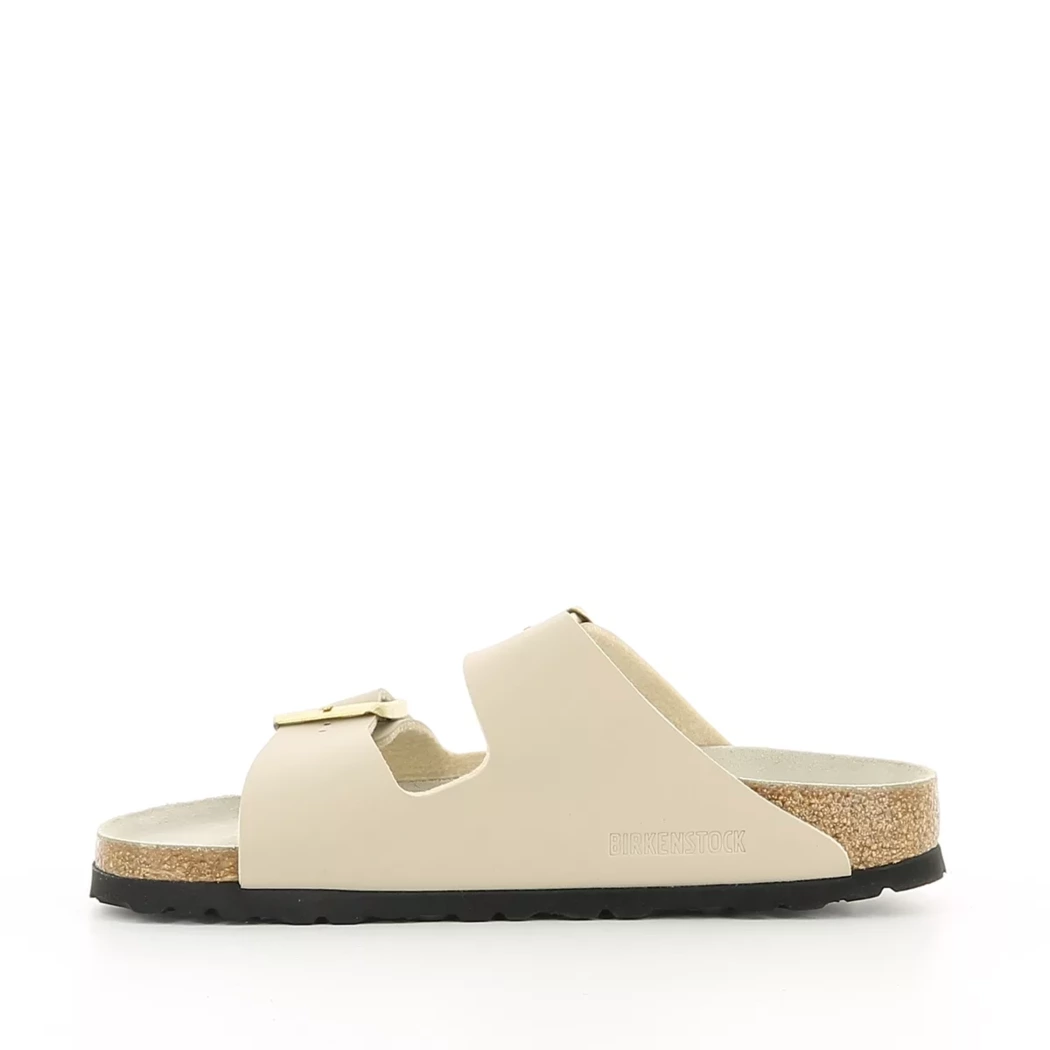 Image (4) de la chaussures Birkenstock - Mules et Sabots Beige en Cuir