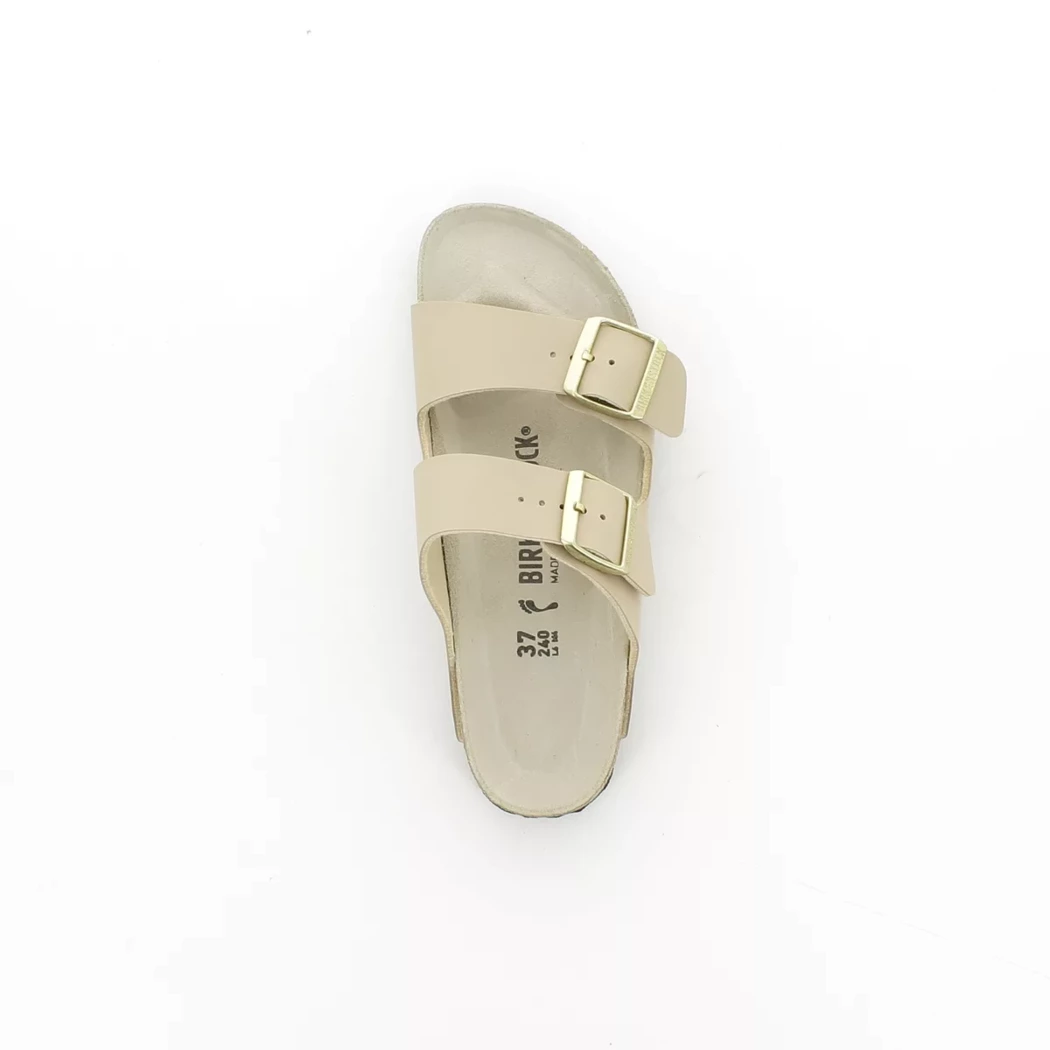 Image (6) de la chaussures Birkenstock - Mules et Sabots Beige en Cuir