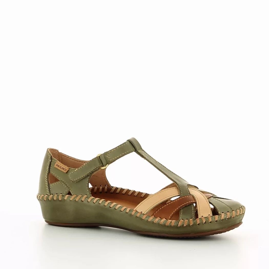 Image (1) de la chaussures Pikolinos - Ballerines Vert en Cuir