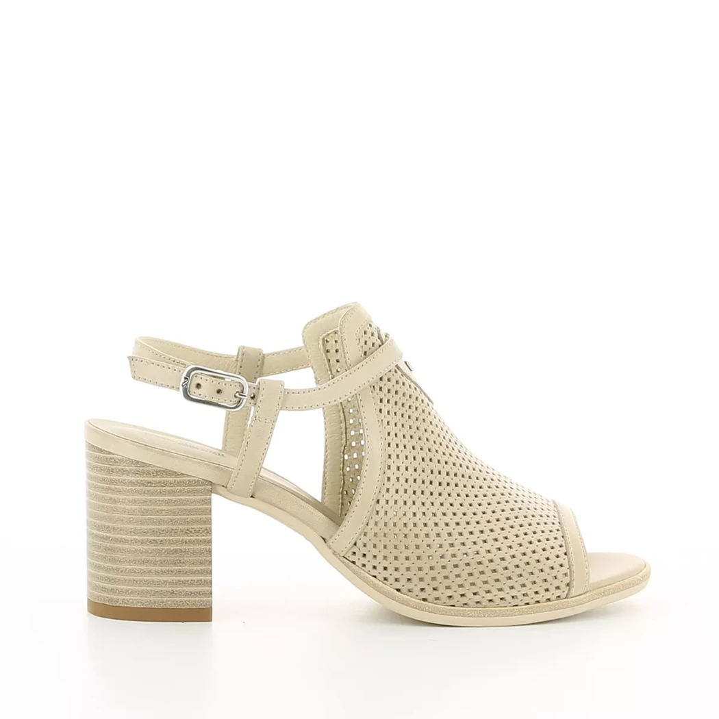 Image (2) de la chaussures Nero Giardini - Sandales et Nu-Pieds Beige en Cuir