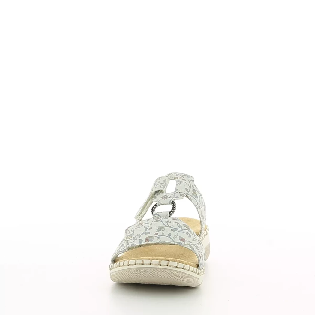 Image (5) de la chaussures Rieker - Mules et Sabots Gris en Cuir synthétique