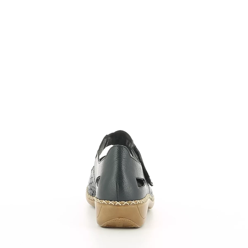Image (3) de la chaussures Rieker - Ballerines Bleu en Cuir