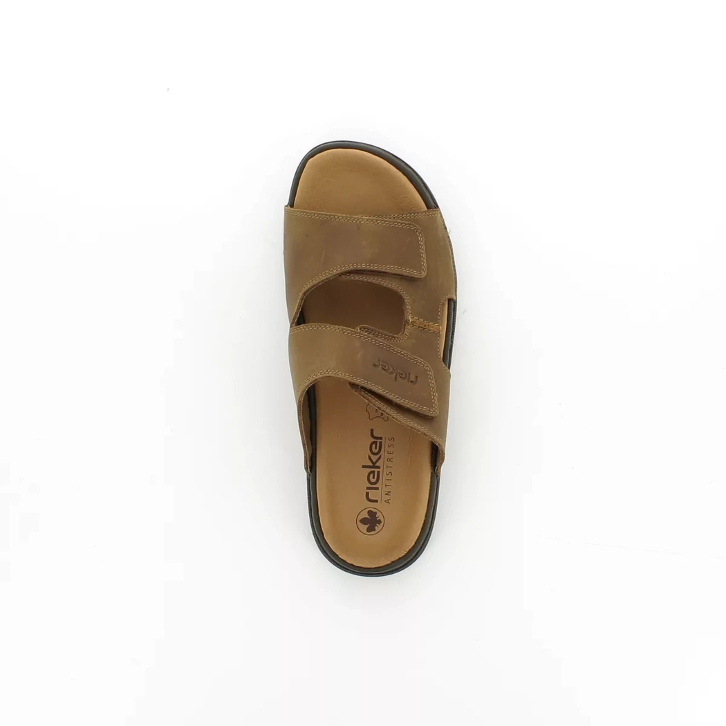 Image (6) de la chaussures Rieker - Mules et Sabots Marron en Cuir