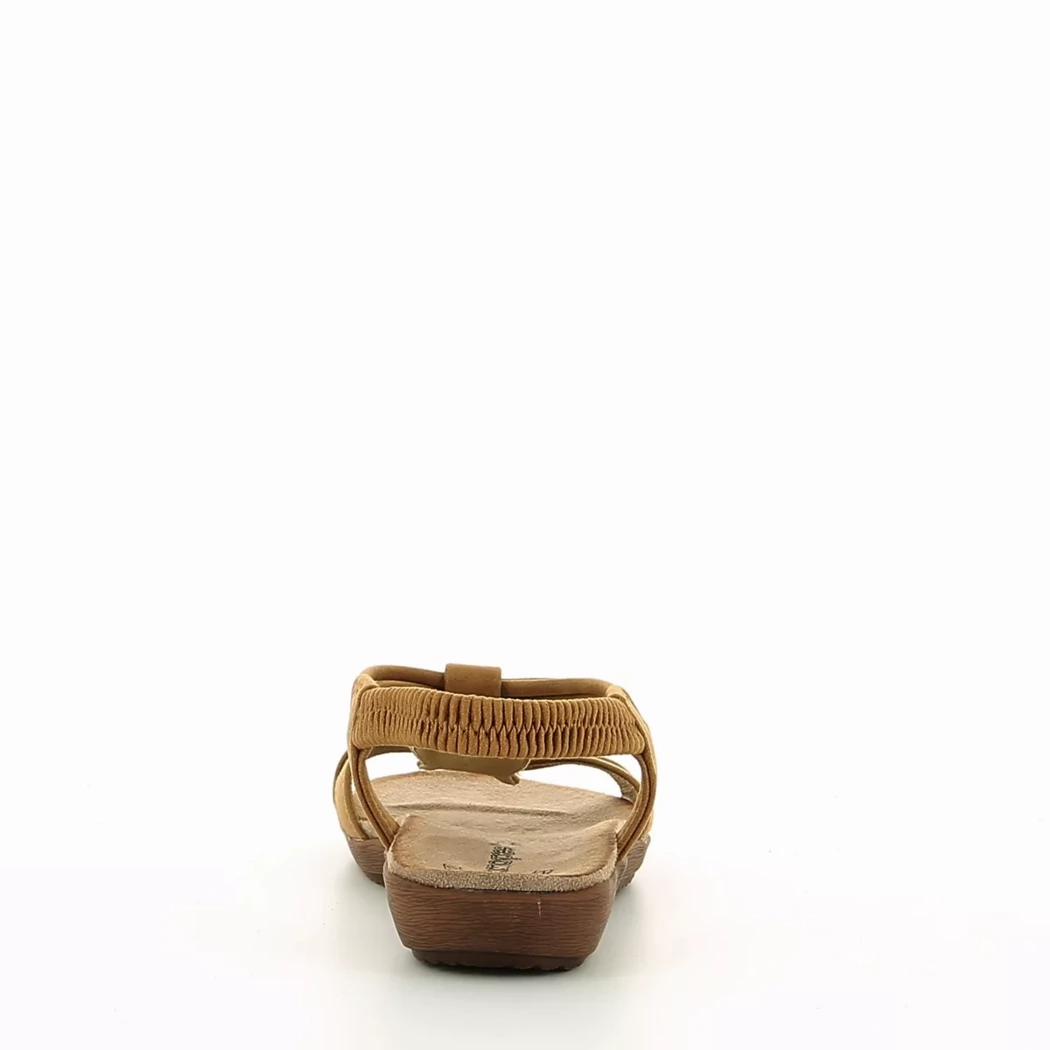 Image (3) de la chaussures Amarpies - Sandales et Nu-Pieds Cuir naturel / Cognac en Cuir synthétique