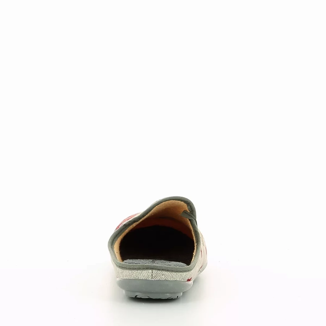 Image (3) de la chaussures Relax - Pantoufles et Chaussons Gris en Textile