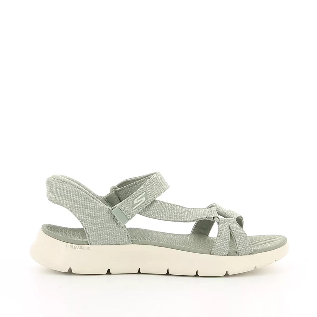 Image (2) de la chaussures Skechers - Sandales et Nu-Pieds Vert en Textile