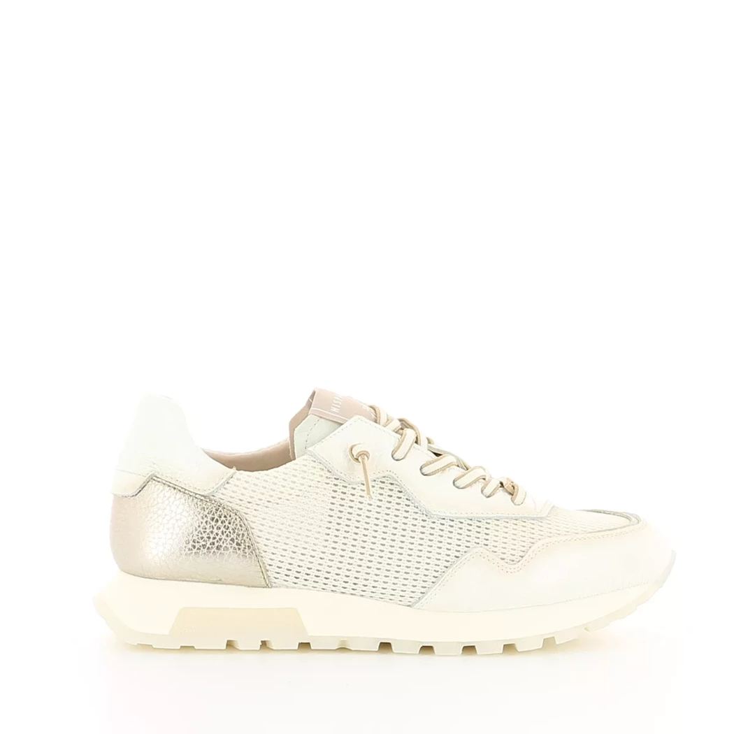 Image (2) de la chaussures Hispanitas - Baskets Blanc en Cuir et textile