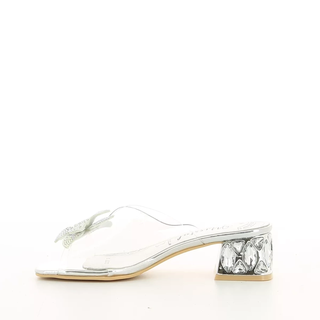 Image (4) de la chaussures Laura Vita - Mules et Sabots Argent en Multi-Matières