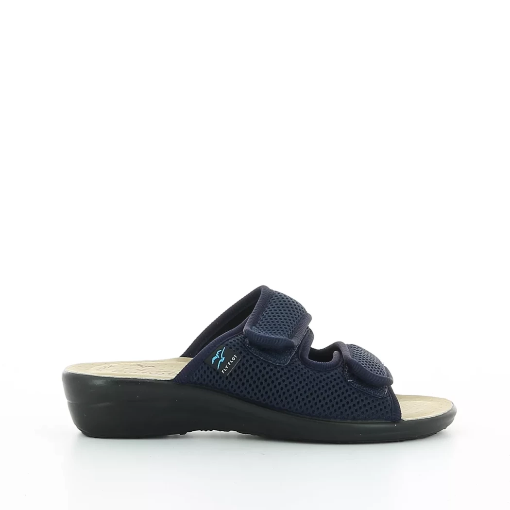 Image (2) de la chaussures Fly Flot - Mules et Sabots Bleu en Textile