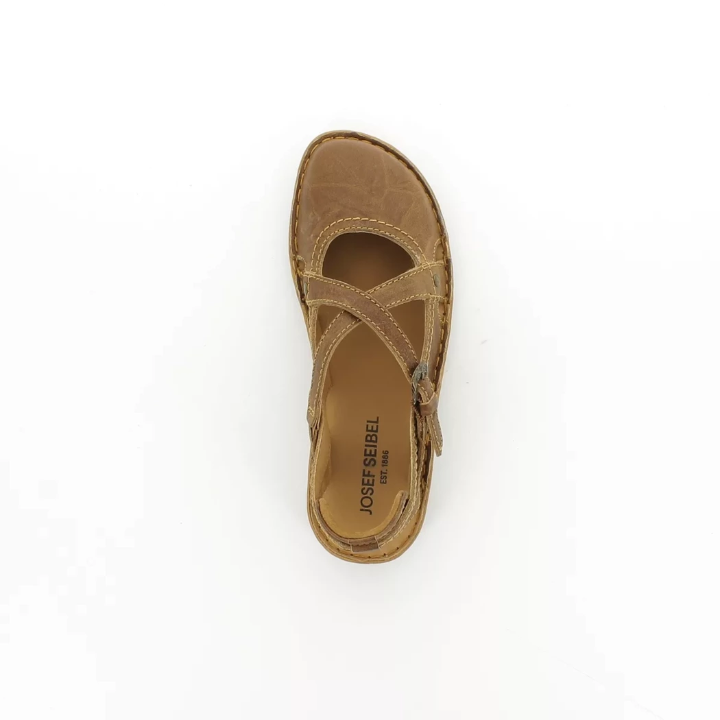 Image (6) de la chaussures Josef Seibel - Escarpins Taupe en Cuir