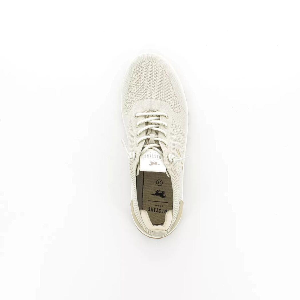 Image (6) de la chaussures Mustang - Baskets Beige en Textile