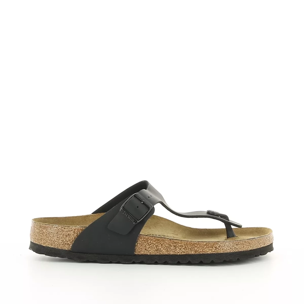 Image (2) de la chaussures Birkenstock - Mules et Sabots Bleu en Cuir synthétique