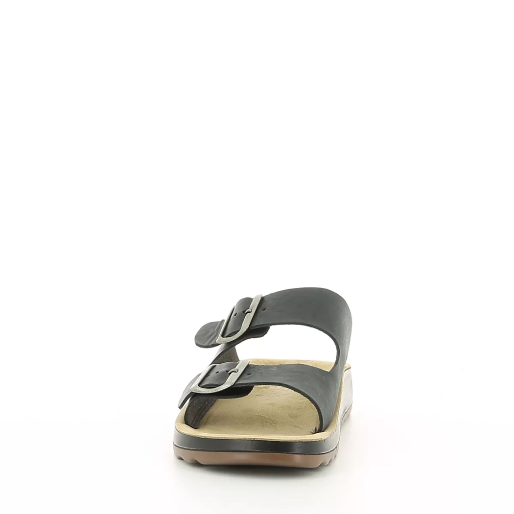 Image (5) de la chaussures Fly Flot - Mules et Sabots Noir en Cuir