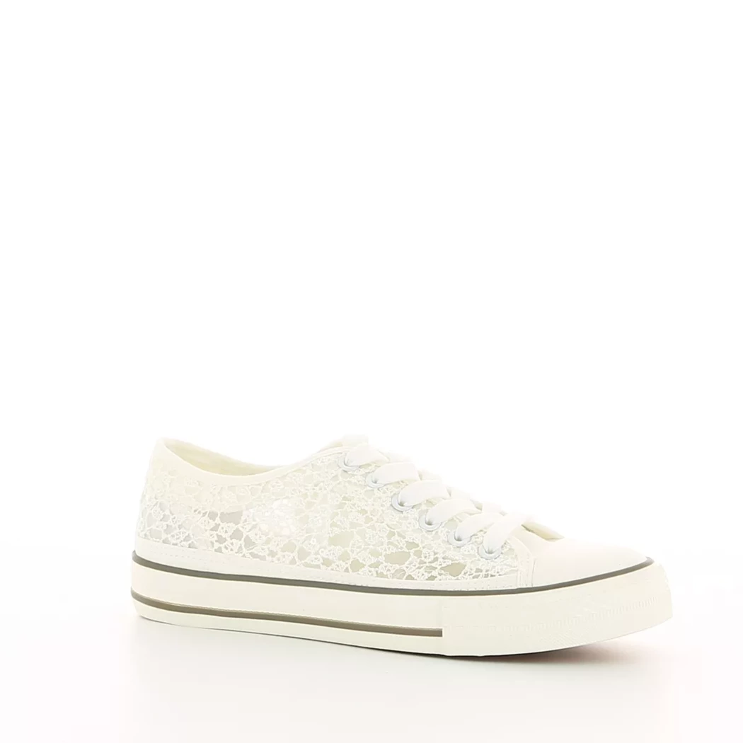 Image (1) de la chaussures Pretty Stories - Baskets Blanc en Textile