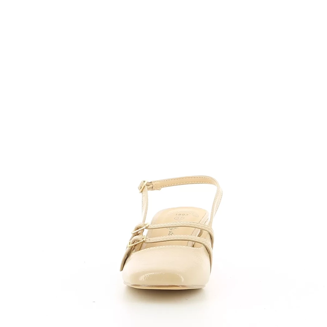 Image (5) de la chaussures Pretty Stories - Escarpins Beige en Cuir synthétique