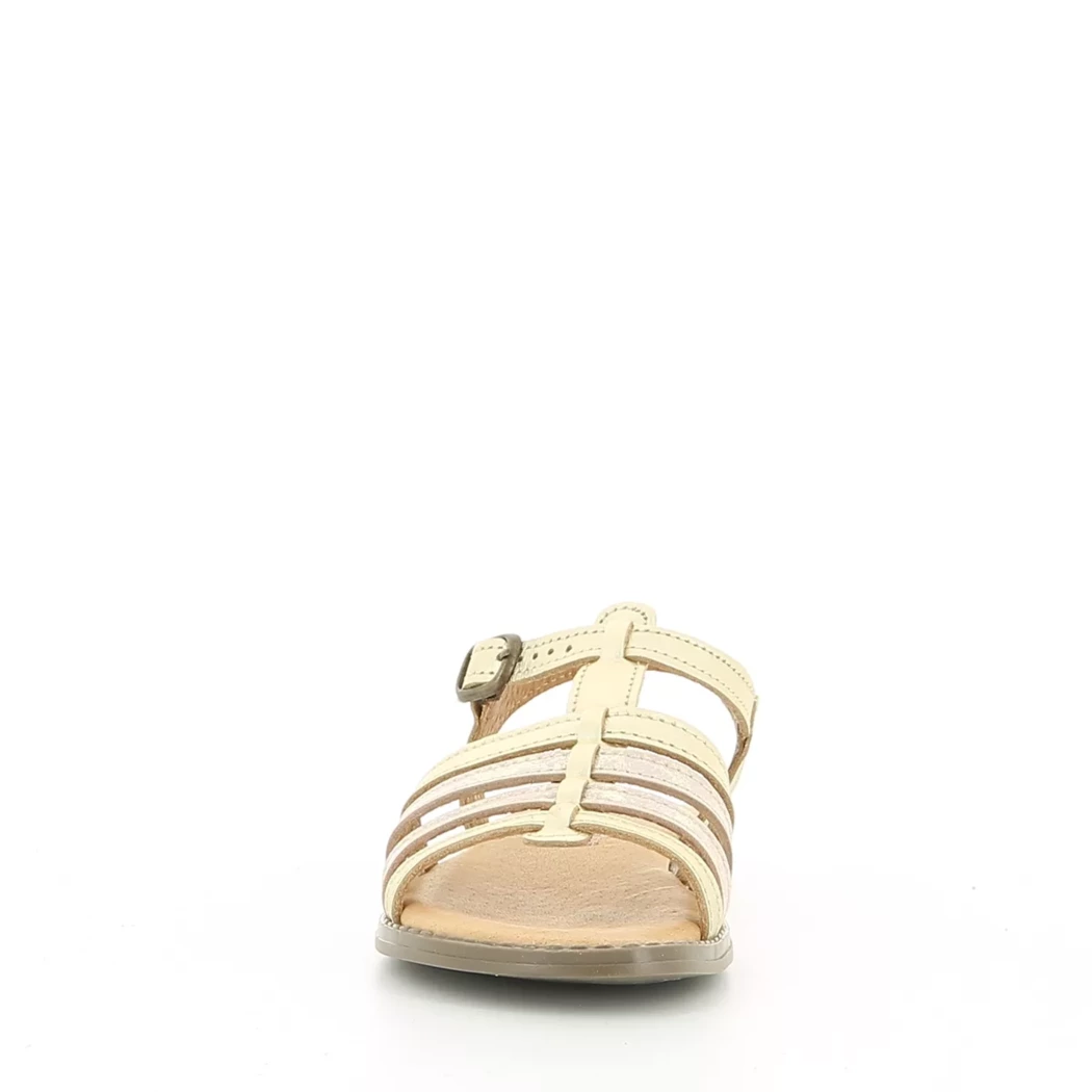 Image (5) de la chaussures Les Fees de Bengale - Sandales et Nu-Pieds Or / Bronze / Platine en Cuir