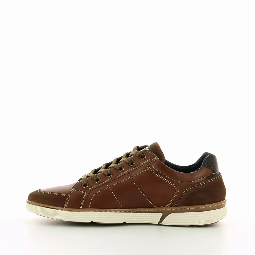 Image (4) de la chaussures Trek Stone - Chaussures à lacets Cuir naturel / Cognac en Cuir