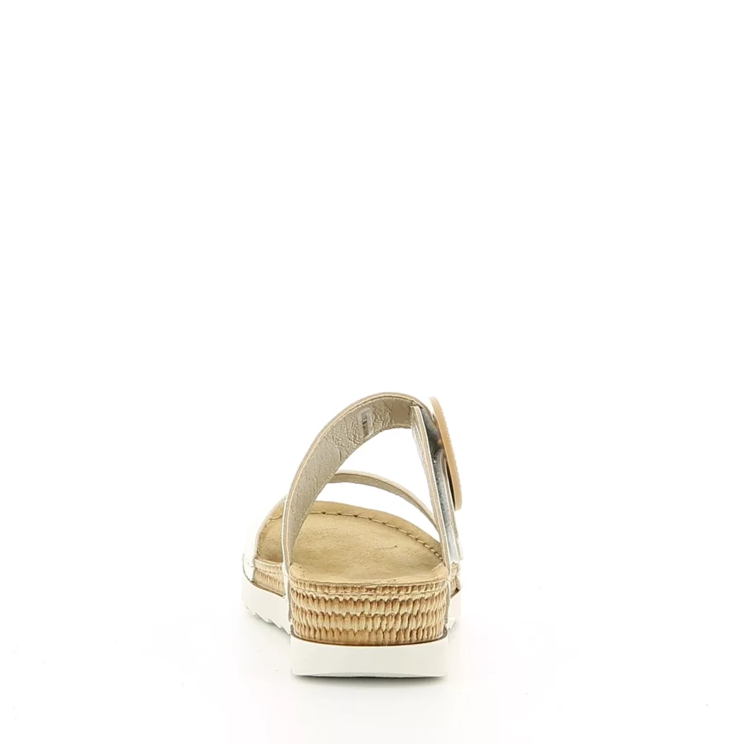 Image (3) de la chaussures Inblu - Mules et Sabots Blanc en Cuir synthétique