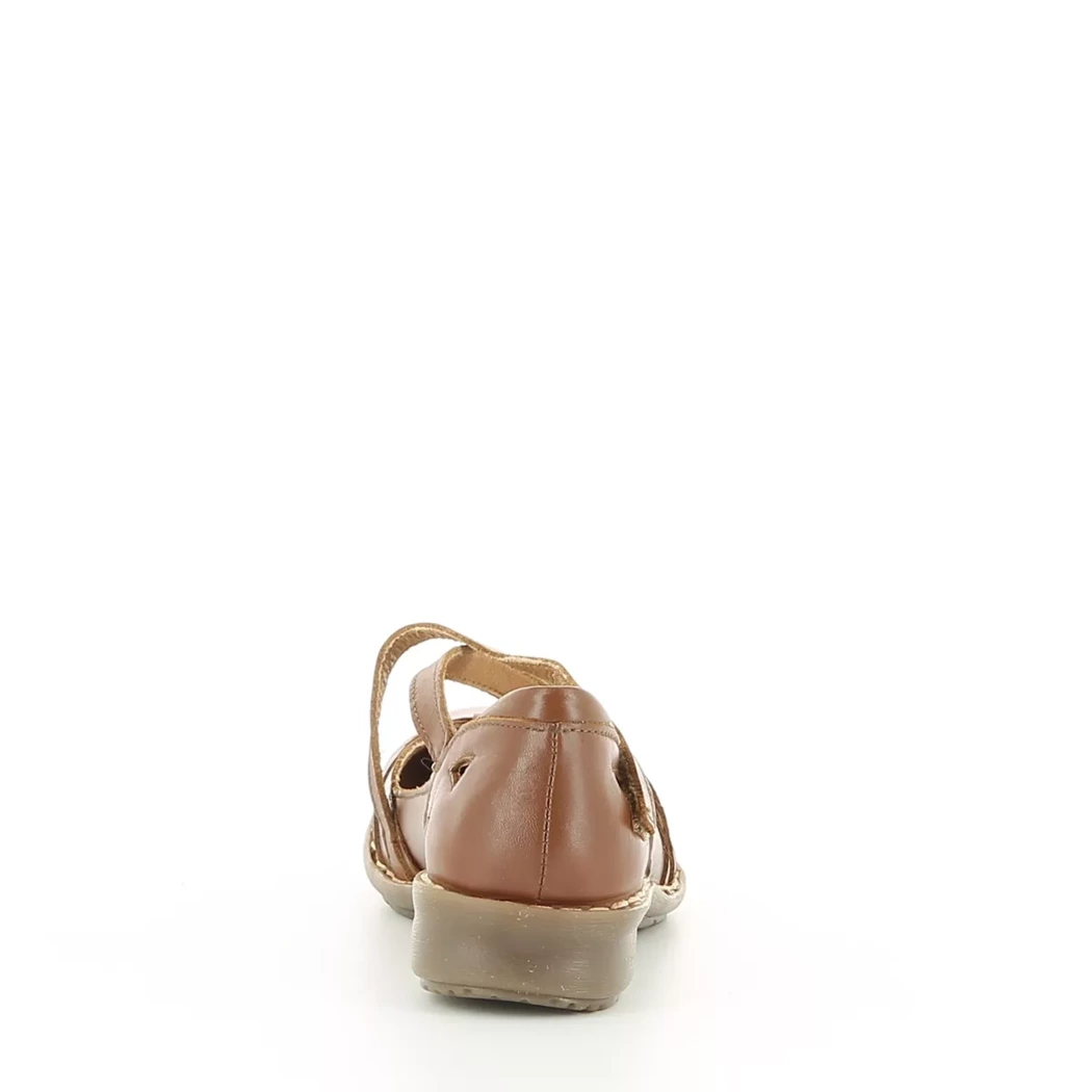 Image (3) de la chaussures Diabolo Studio - Ballerines Cuir naturel / Cognac en Cuir