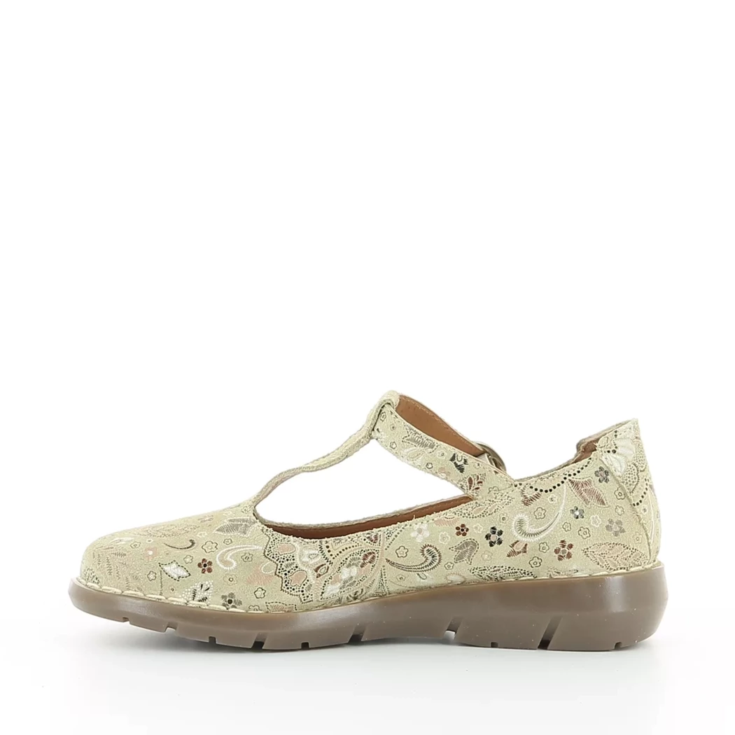 Image (4) de la chaussures Diabolo Studio - Ballerines Beige en Cuir