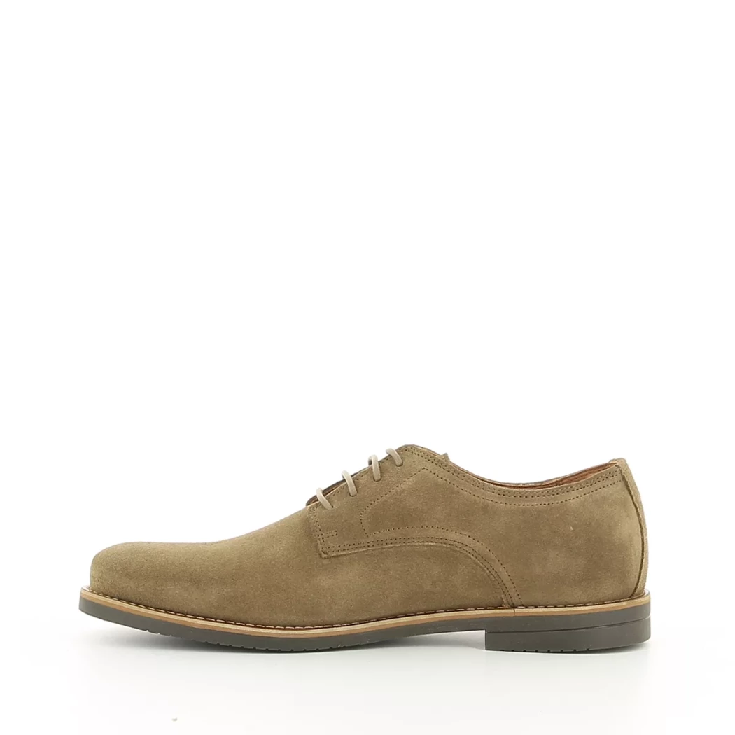 Image (4) de la chaussures Midtown District - Chaussures à lacets Taupe en Cuir nubuck