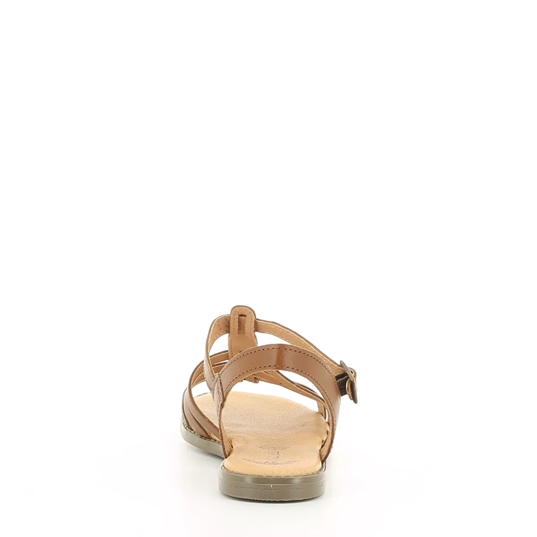 Image (3) de la chaussures Miss Boho - Sandales et Nu-Pieds Cuir naturel / Cognac en Cuir