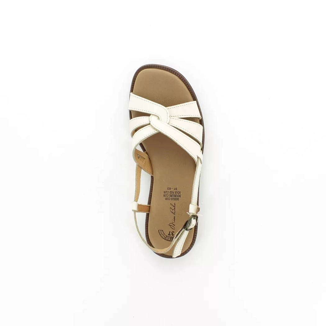Image (6) de la chaussures Miss Boho - Sandales et Nu-Pieds Beige en Cuir