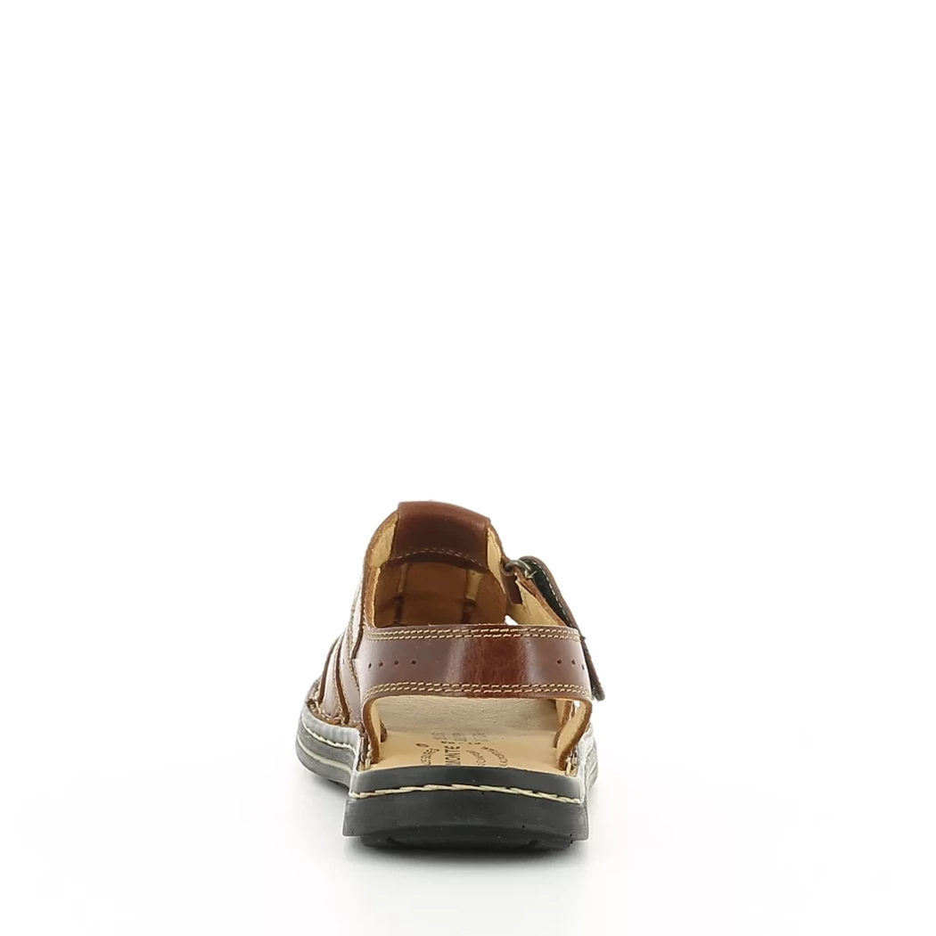 Image (3) de la chaussures Valmonte - Sandales et Nu-Pieds Marron en Cuir