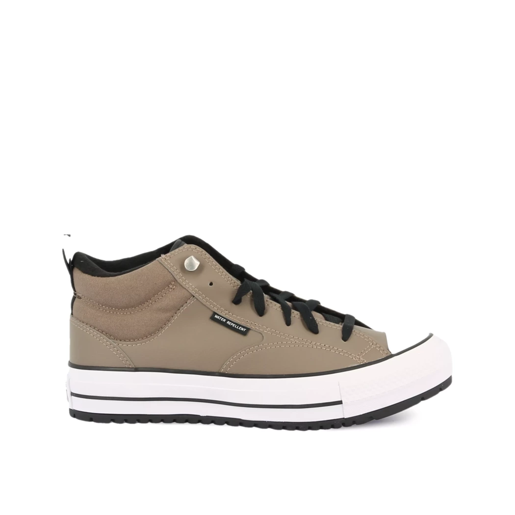 Image (2) de la chaussures Converse - Baskets Taupe en Cuir et textile