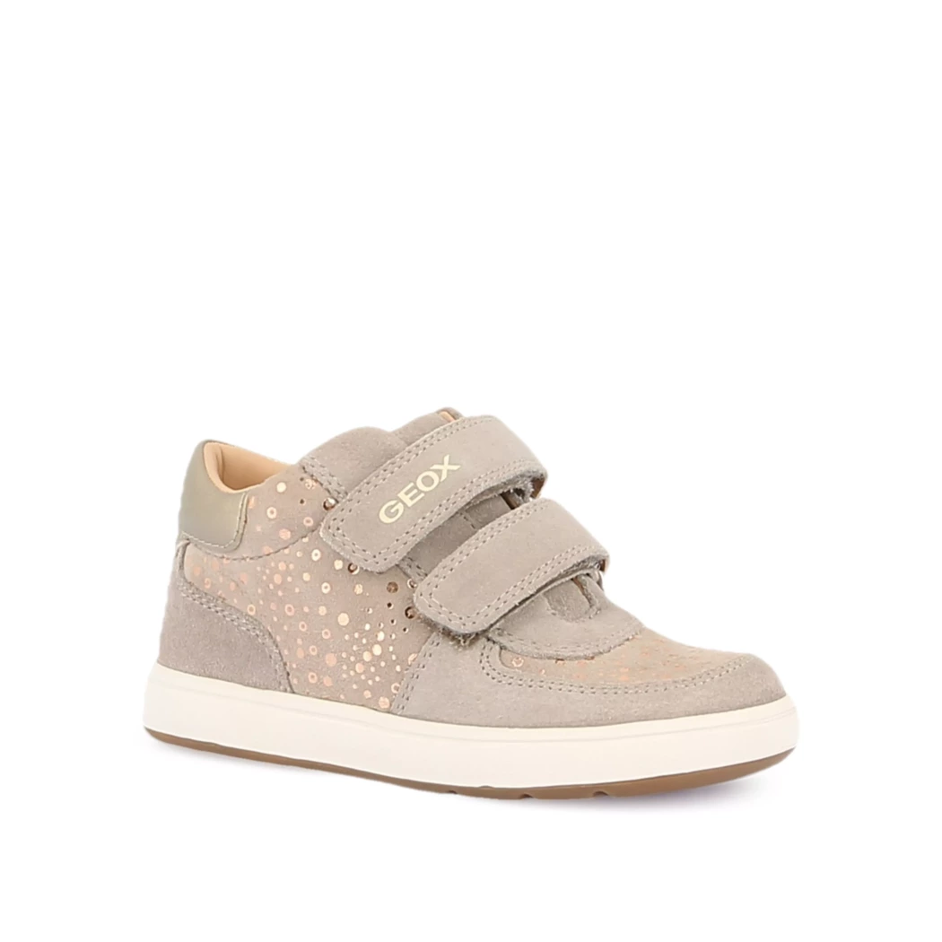 Image (1) de la chaussures Geox - Bottines Taupe en Cuir nubuck