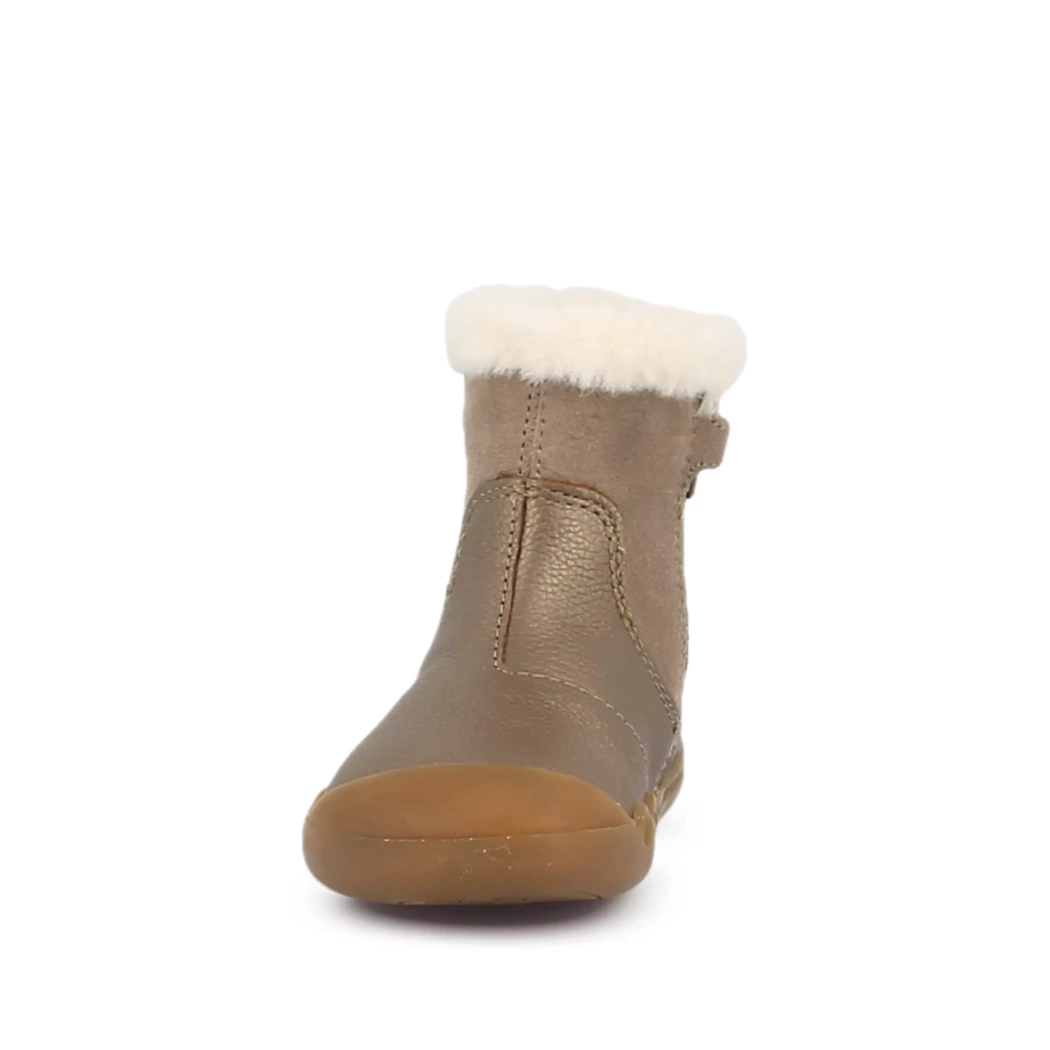 Image (5) de la chaussures Geox - Boots Taupe en Cuir