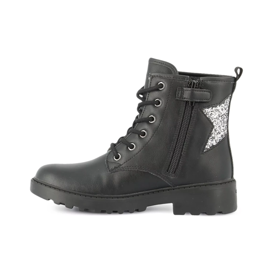 Image (4) de la chaussures Geox - Bottines Noir en Cuir synthétique