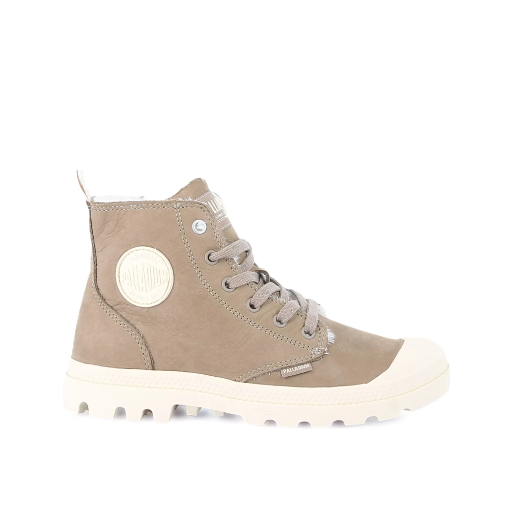 Image (2) de la chaussures Palladium - Bottines Taupe en Cuir nubuck