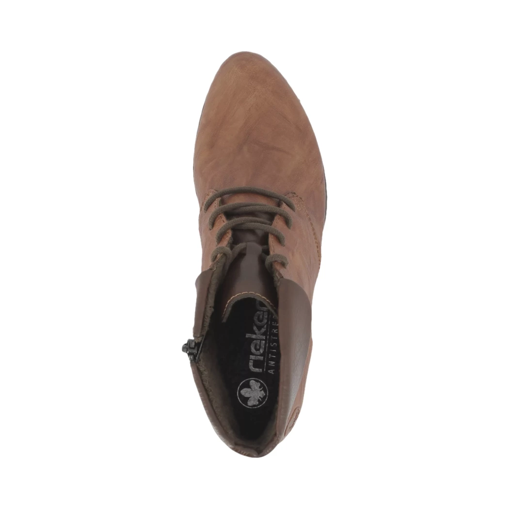 Image (6) de la chaussures Rieker - Bottines Cuir naturel / Cognac en Cuir