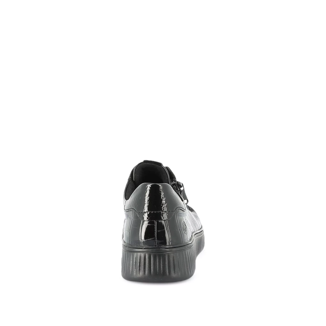 Image (3) de la chaussures Remonte - Baskets Noir en Cuir vernis