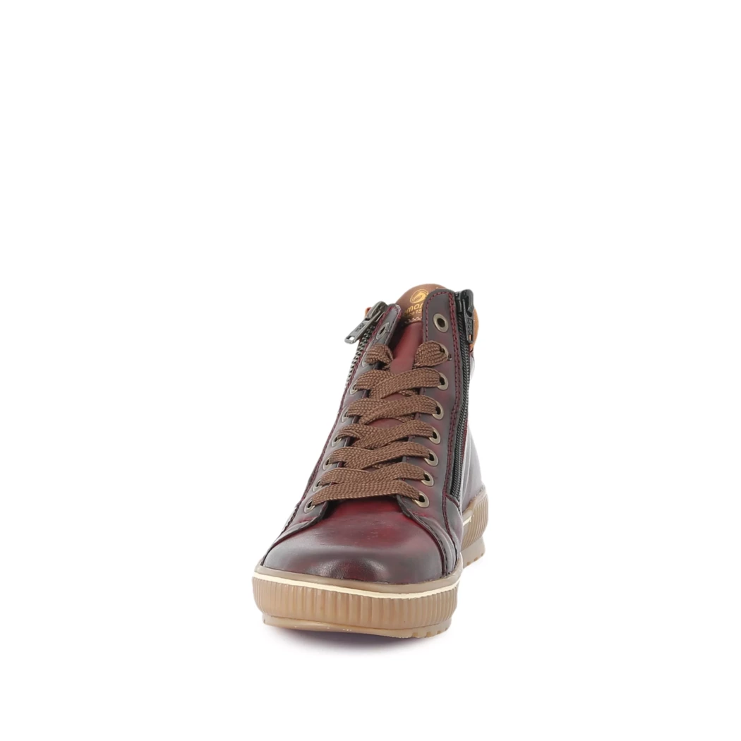 Image (5) de la chaussures Remonte - Bottines Bordeaux en Cuir