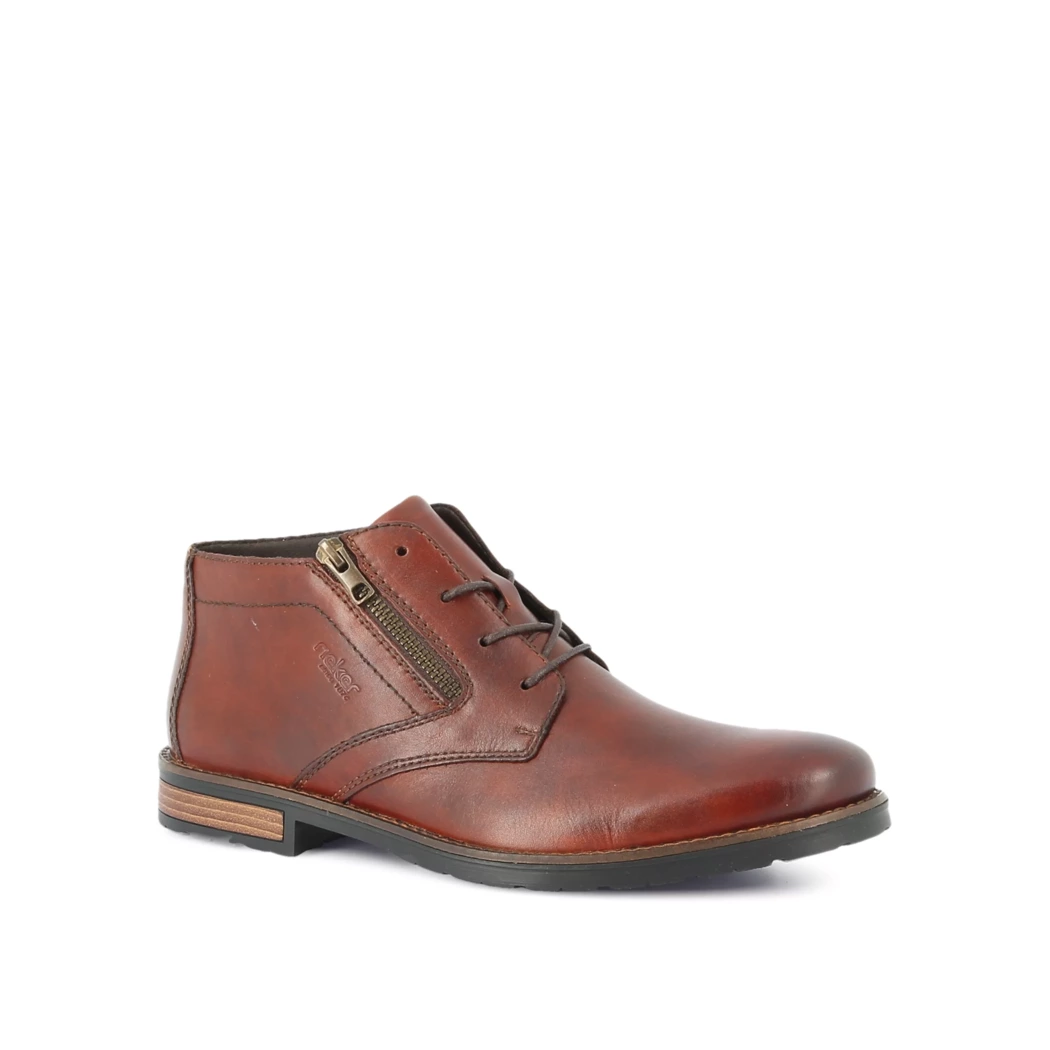 Image (1) de la chaussures Rieker - Bottines Cuir naturel / Cognac en Cuir