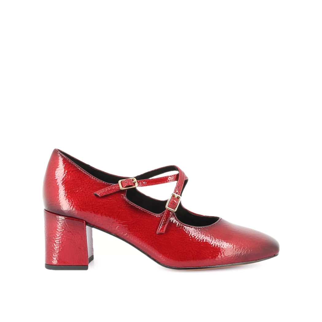 Image (2) de la chaussures Marco Tozzi - Escarpins Rouge en Cuir synthétique