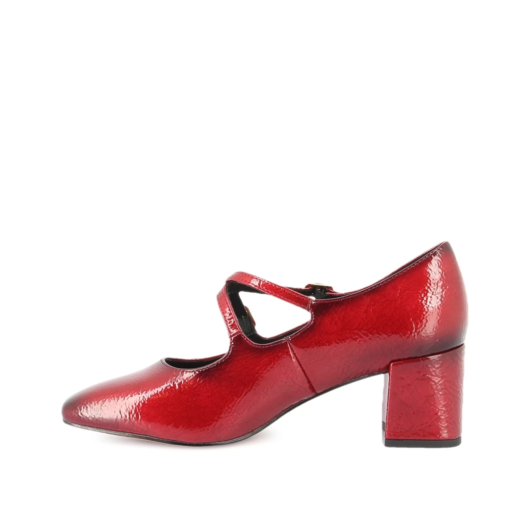 Image (4) de la chaussures Marco Tozzi - Escarpins Rouge en Cuir synthétique