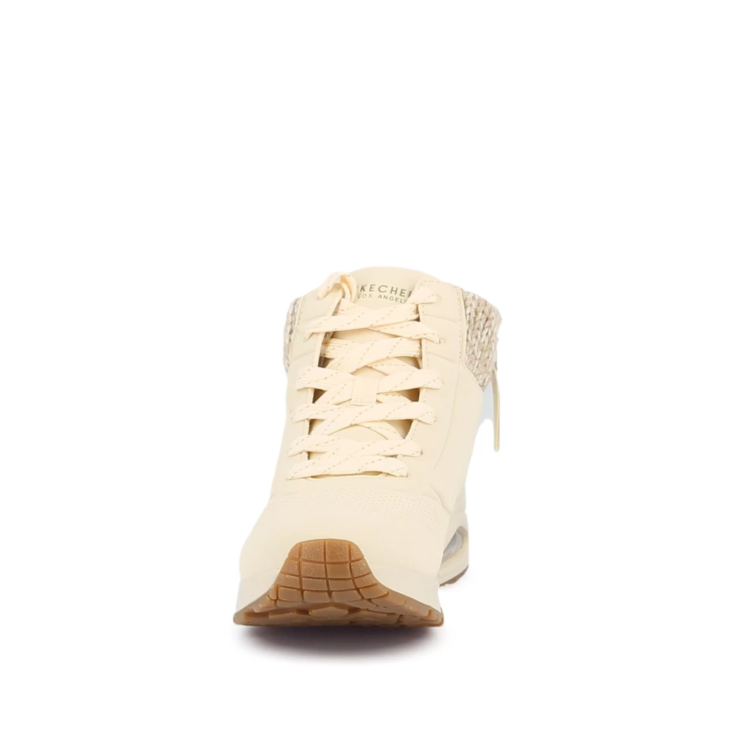 Image (5) de la chaussures Skechers - Bottines Beige en Cuir synthétique