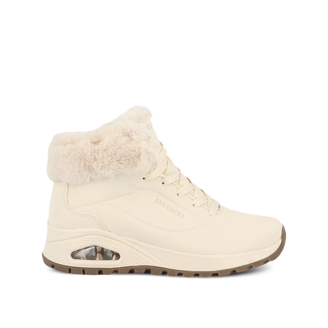 Image (2) de la chaussures Skechers - Bottines Beige en Cuir synthétique
