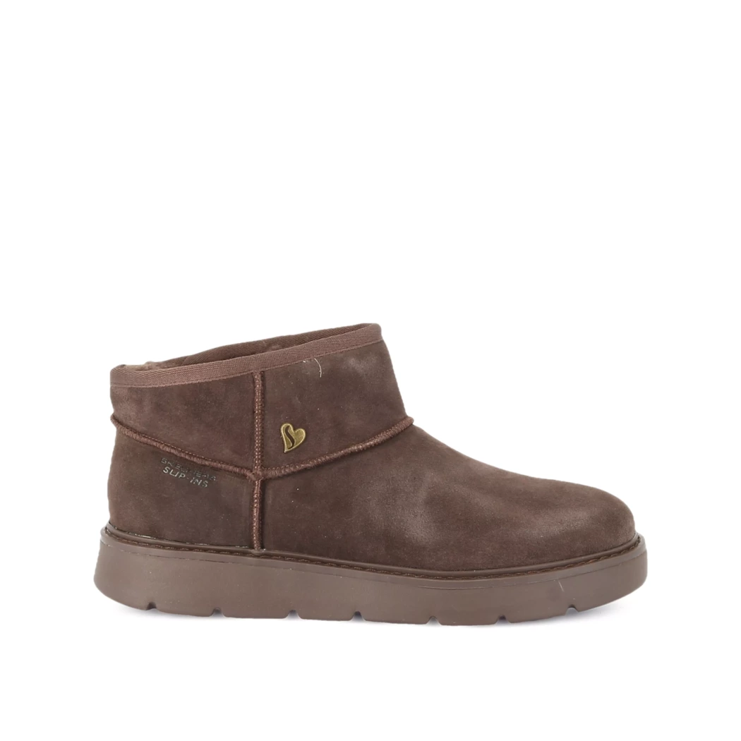 Image (2) de la chaussures Skechers - Boots Marron en Cuir nubuck