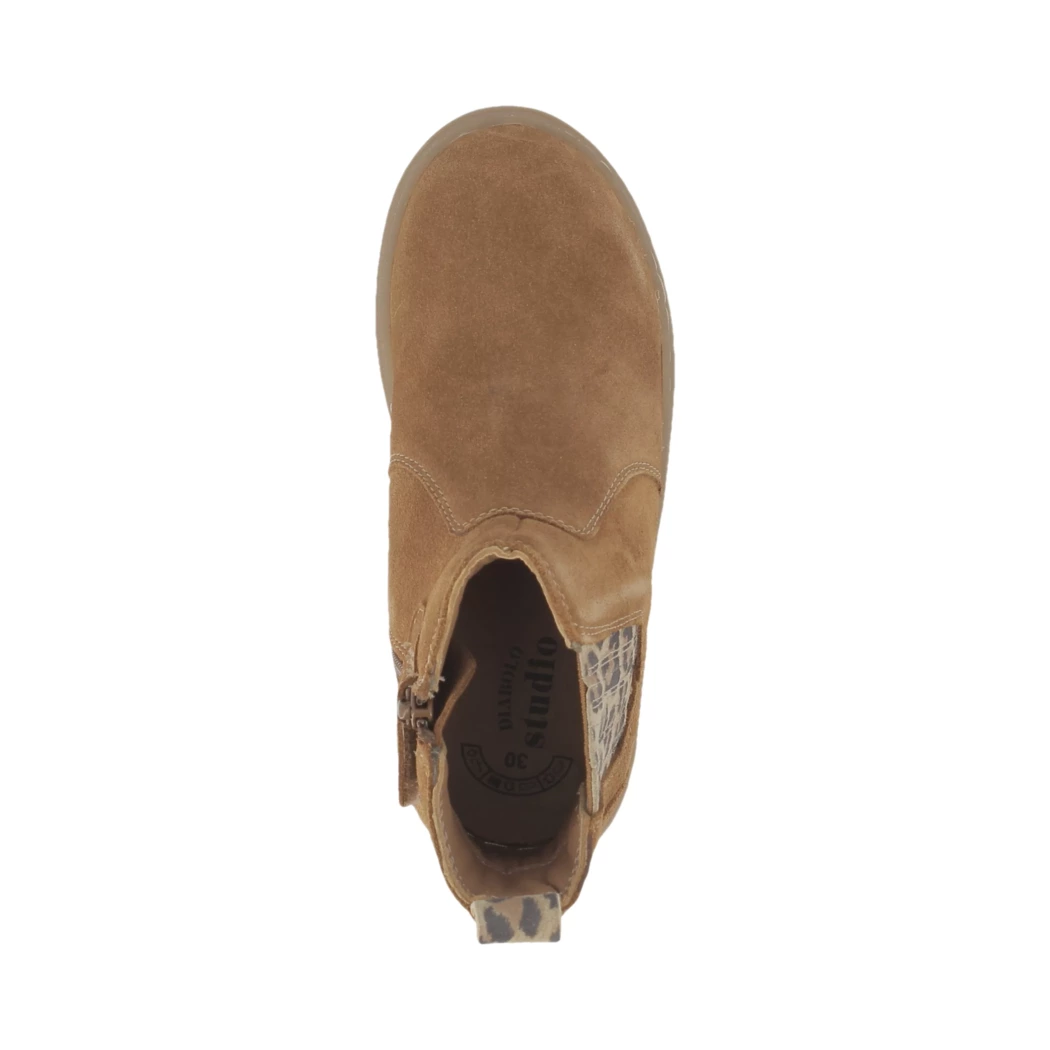 Image (6) de la chaussures Diabolo Studio - Boots Cuir naturel / Cognac en Cuir nubuck