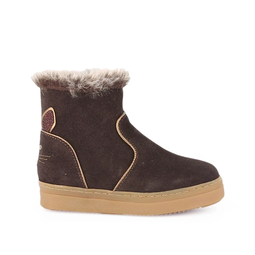 Image (2) de la chaussures Diabolo Studio - Boots Marron en Cuir nubuck