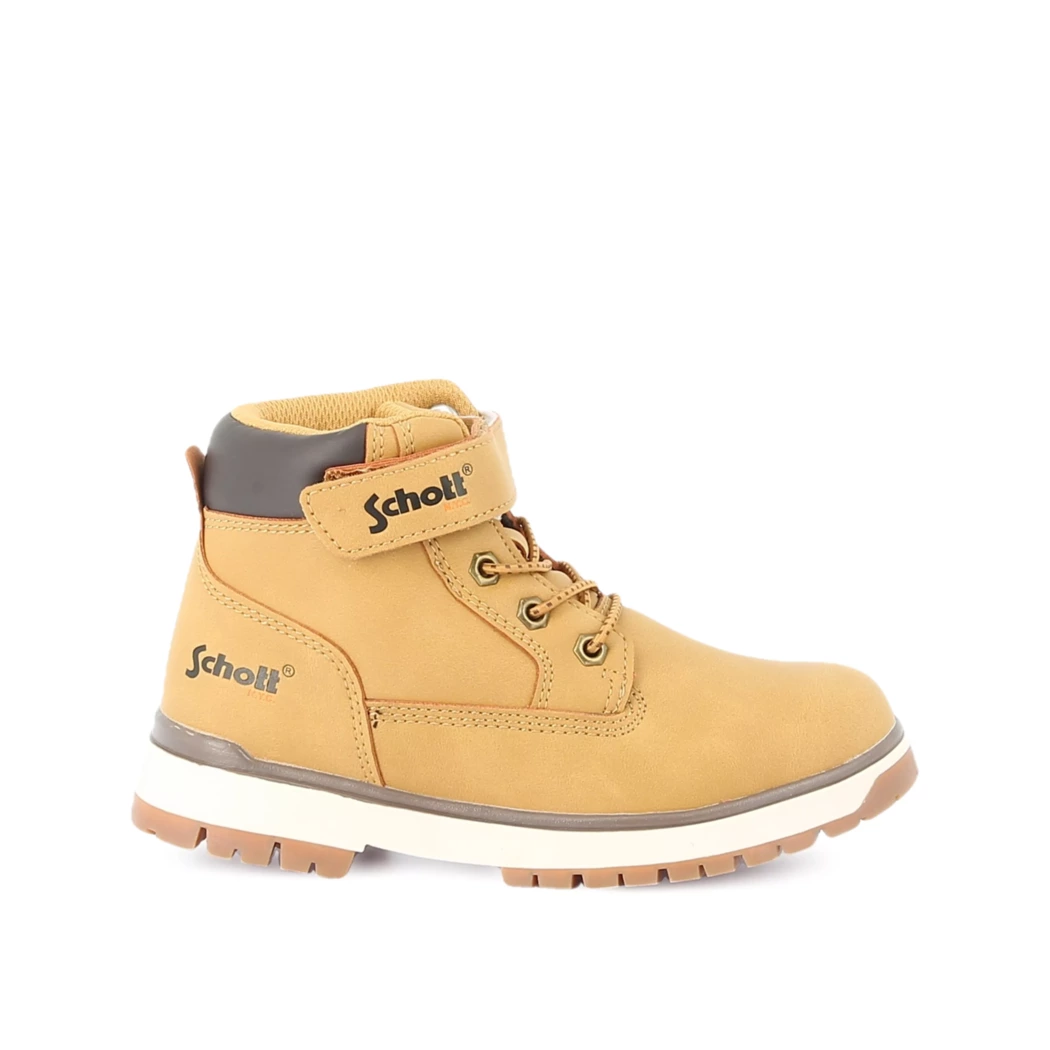 Image (2) de la chaussures Schott - Bottines Cuir naturel / Cognac en Cuir synthétique
