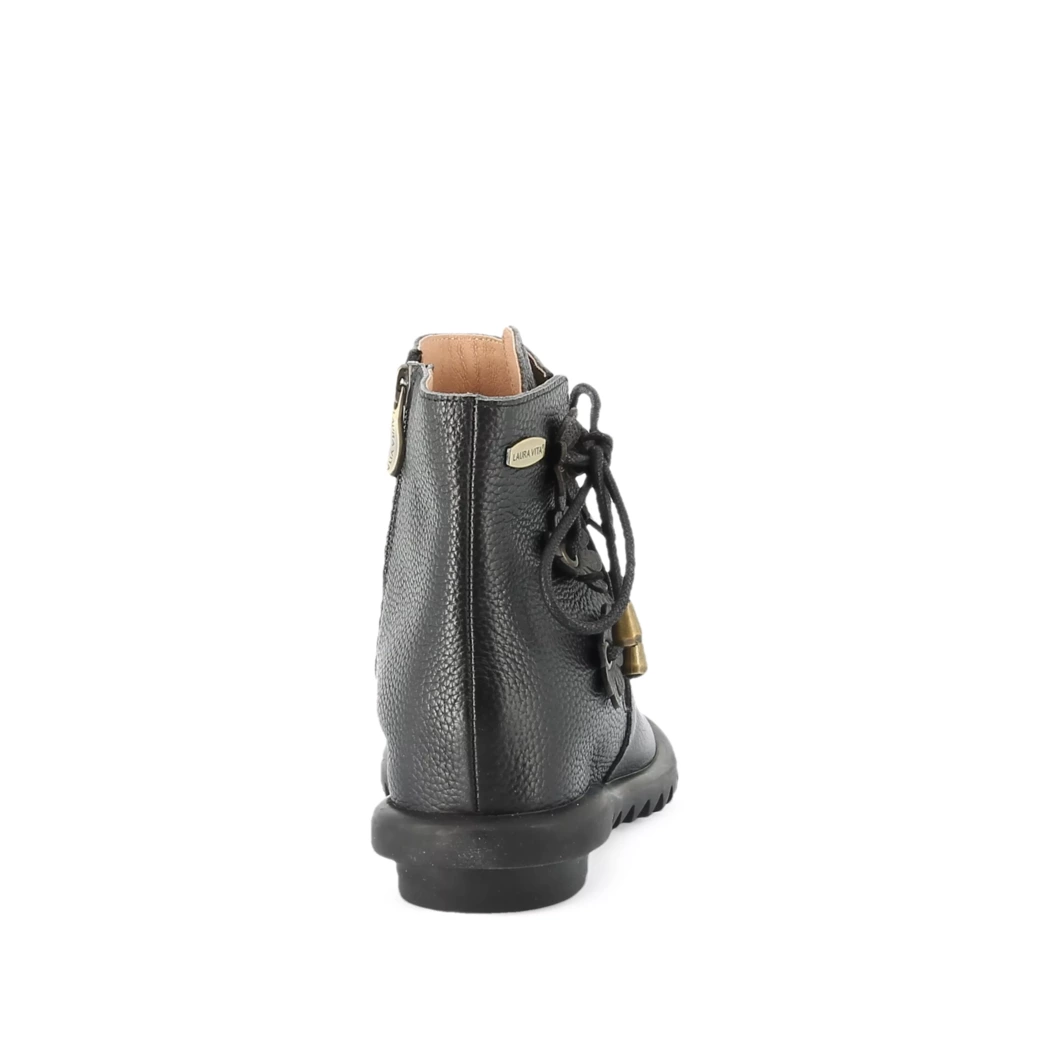 Image (3) de la chaussures Laura Vita - Boots Noir en Cuir
