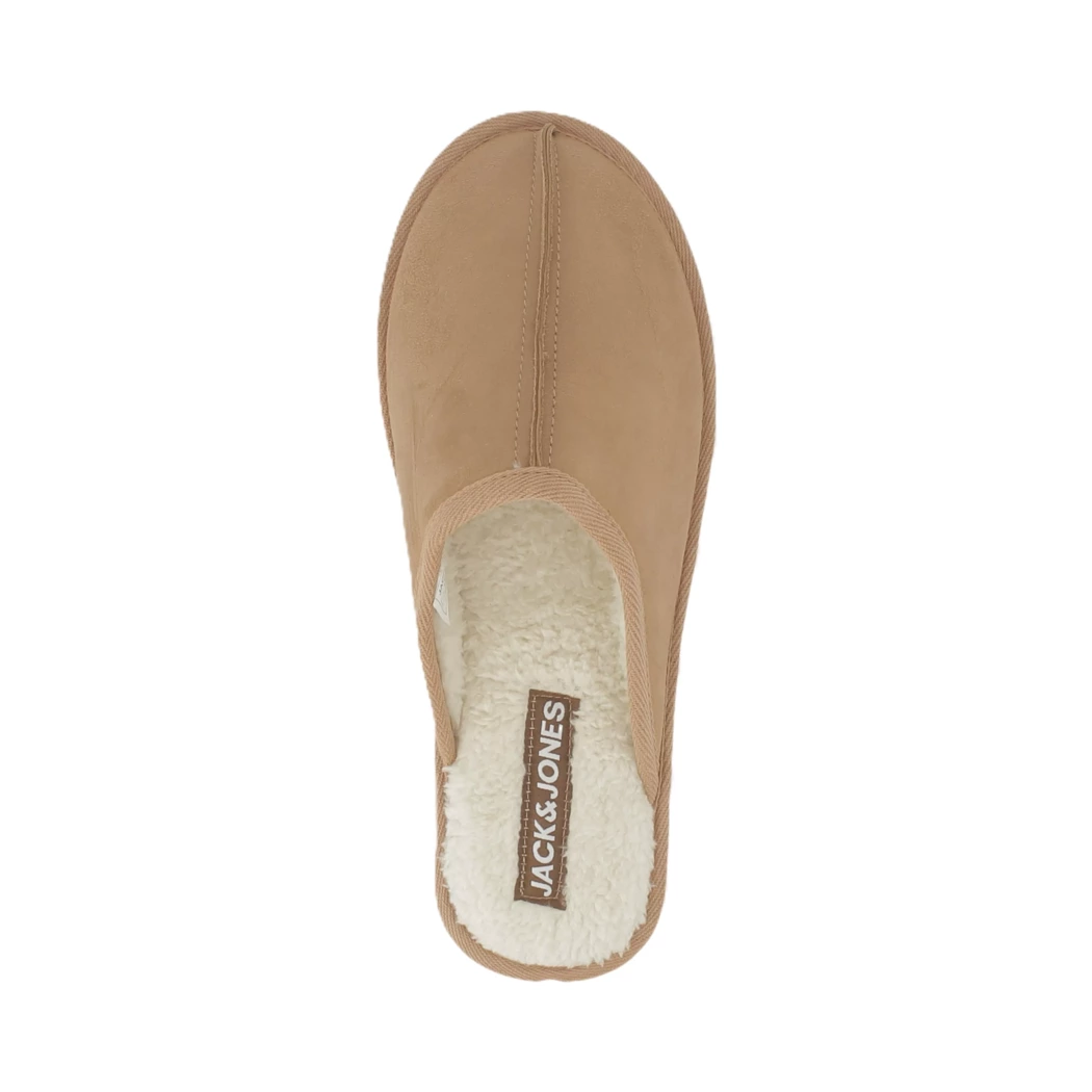 Image (6) de la chaussures Jack & Jones - Pantoufles et Chaussons Cuir naturel / Cognac en Cuir nubuck